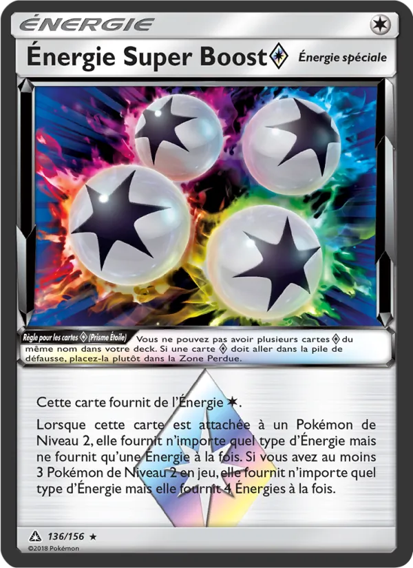 Carte Énergie Super Boost ◇ 136/156 – Ultra-Prisme