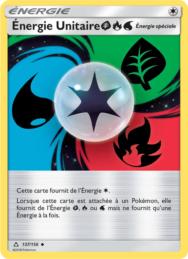 Carte Énergie Unitaire Plante Feu Eau 137/156 – Ultra-Prisme