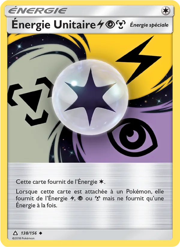 Carte Énergie Unitaire Électrique Psy Métal 138/156 – Ultra-Prisme