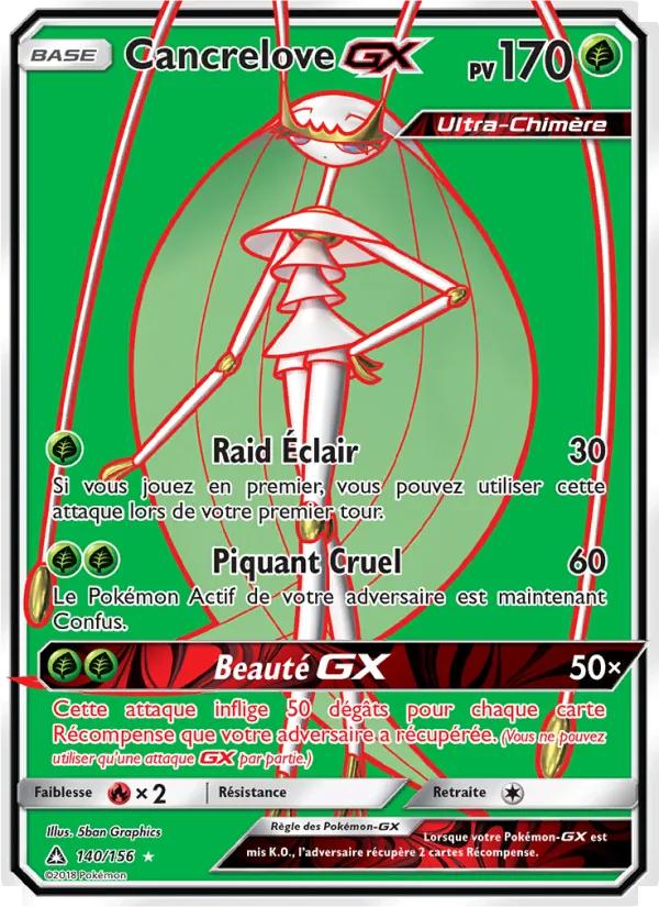 Carte Cancrelove GX 140/156 – Ultra-Prisme