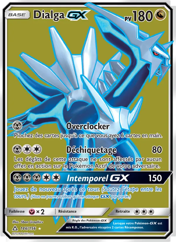 Carte Dialga GX 146/156 – Ultra-Prisme