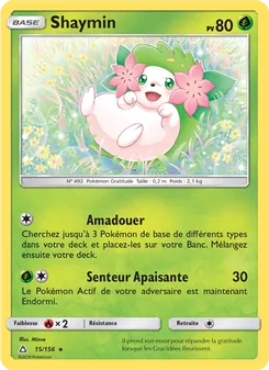Carte Shaymin 15/156 – Ultra-Prisme
