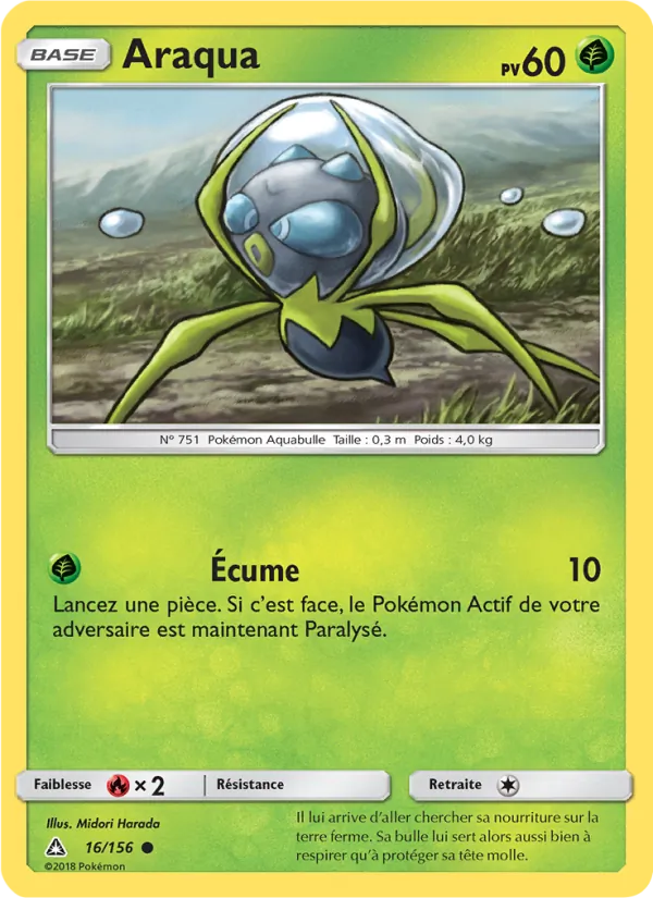 Carte Araqua 16/156 – Ultra-Prisme