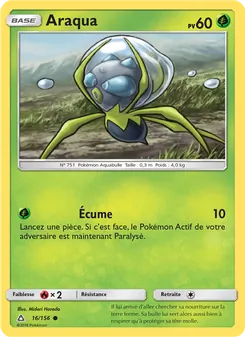 Carte Araqua 16/156 – Ultra-Prisme