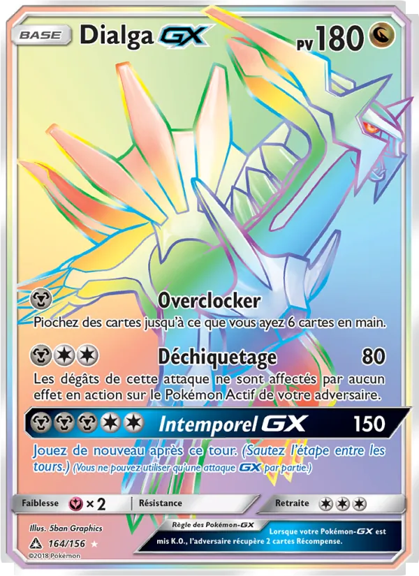 Carte Dialga GX 164/156 – Ultra-Prisme