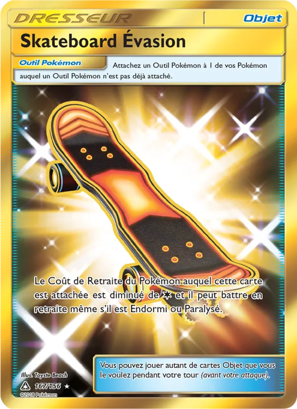 Carte Skateboard Évasion 167/156 – Ultra-Prisme