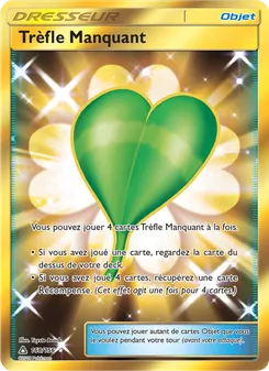Carte Trèfle Manquant 168/156 – Ultra-Prisme