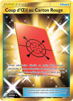 Carte Coup d’Œil au Carton Rouge 169/156 – Ultra-Prisme