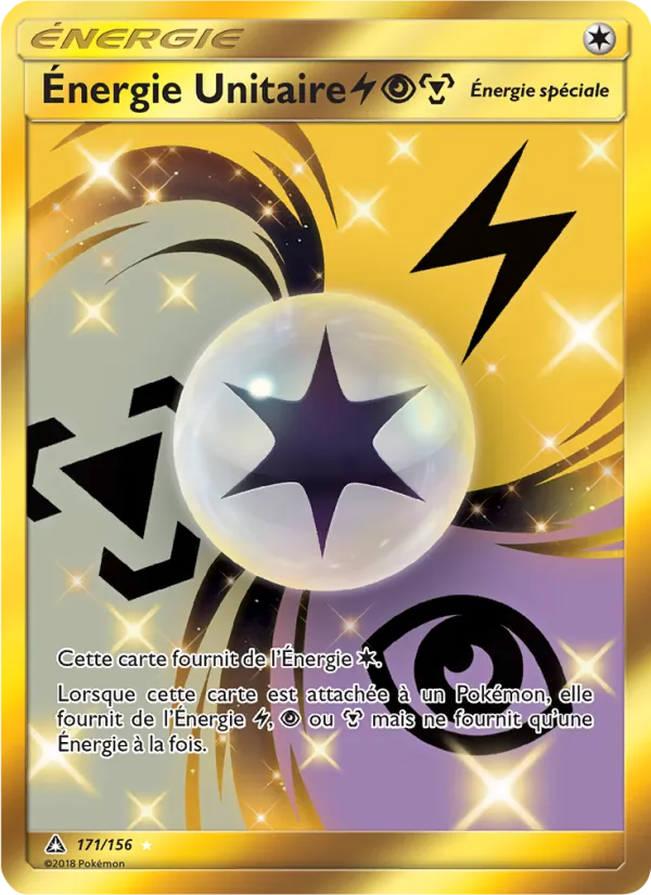 Carte Énergie Unitaire Électrique Psy Métal 171/156 – Ultra-Prisme