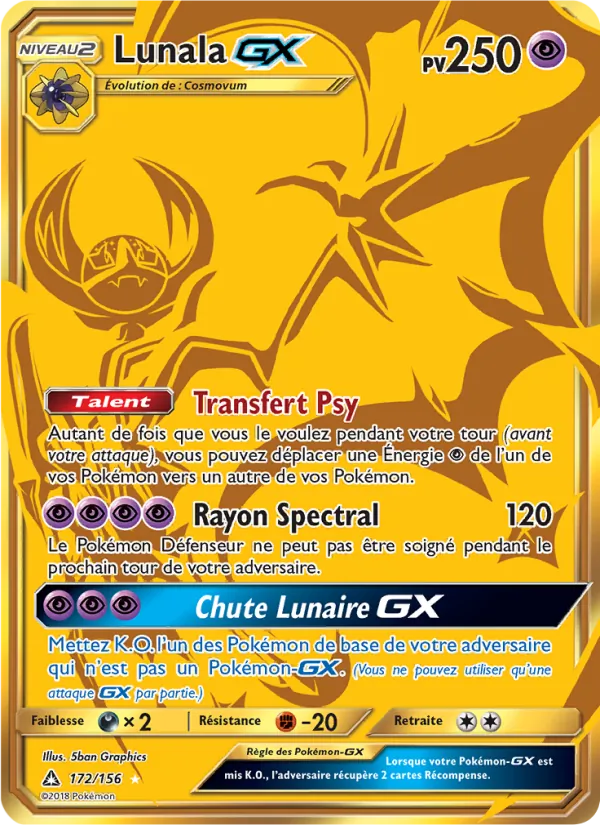 Carte Lunala GX 172/156 – Ultra-Prisme