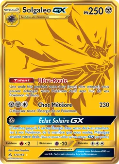 Carte Solgaleo GX 173/156 – Ultra-Prisme
