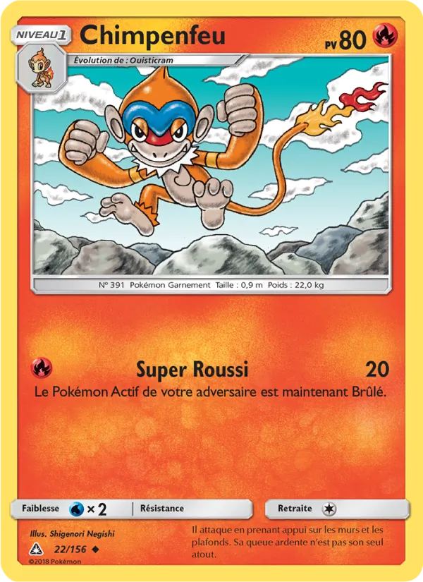 Carte Chimpenfeu 22/156 – Ultra-Prisme