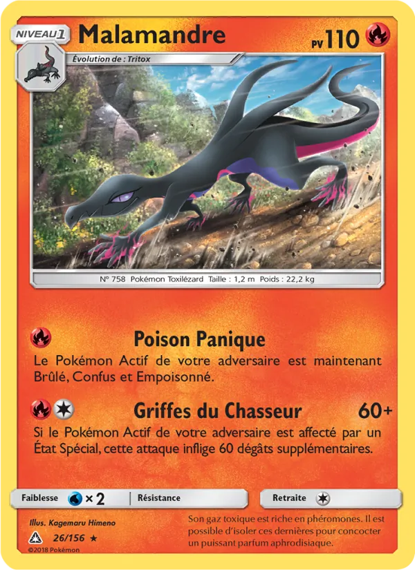 Carte Malamandre 26/156 – Ultra-Prisme