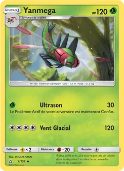 Carte Yanmega 3/156 – Ultra-Prisme