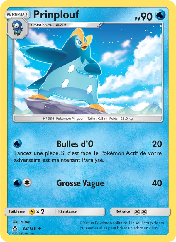 Carte Prinplouf 33/156 – Ultra-Prisme