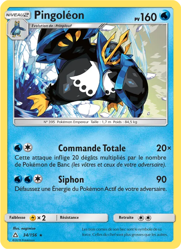 Carte Pingoléon 34/156 – Ultra-Prisme