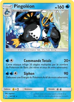 Carte Pingoléon 34/156 – Ultra-Prisme