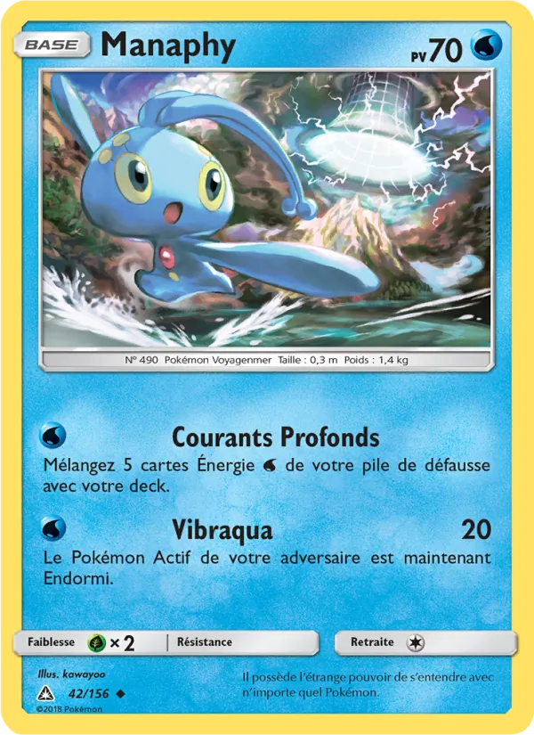 Carte Manaphy 42/156 – Ultra-Prisme