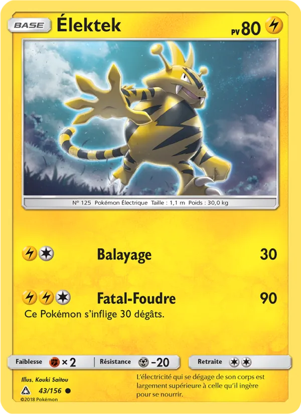 Carte Élektek 43/156 – Ultra-Prisme