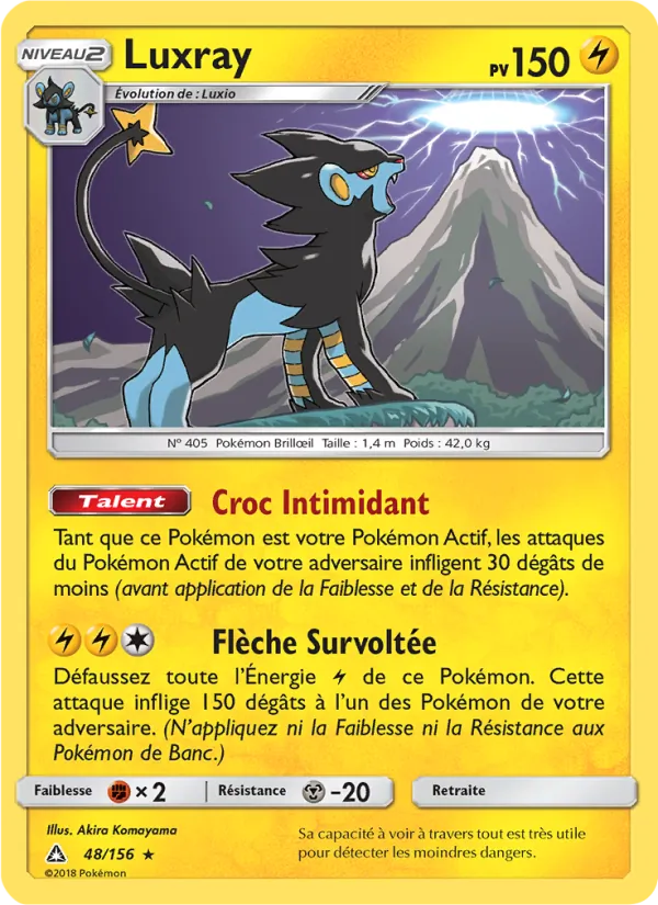 Carte Luxray 48/156 – Ultra-Prisme
