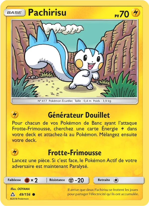 Carte Pachirisu 49/156 – Ultra-Prisme