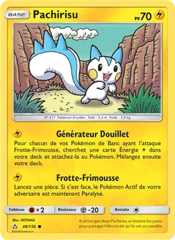 Carte Pachirisu 49/156 – Ultra-Prisme
