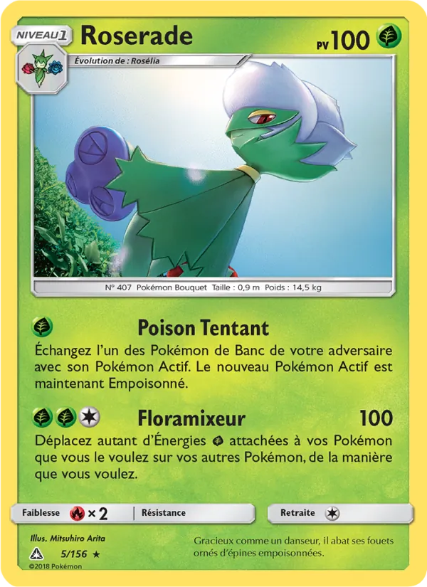 Carte Roserade 5/156 – Ultra-Prisme