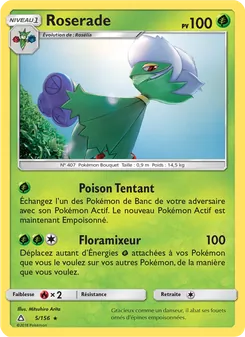 Carte Roserade 5/156 – Ultra-Prisme