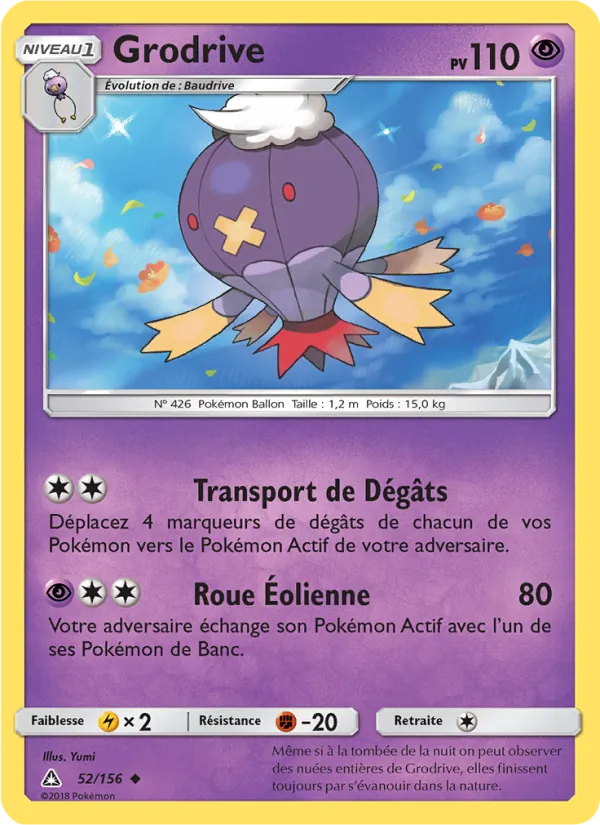 Carte Grodrive 52/156 – Ultra-Prisme