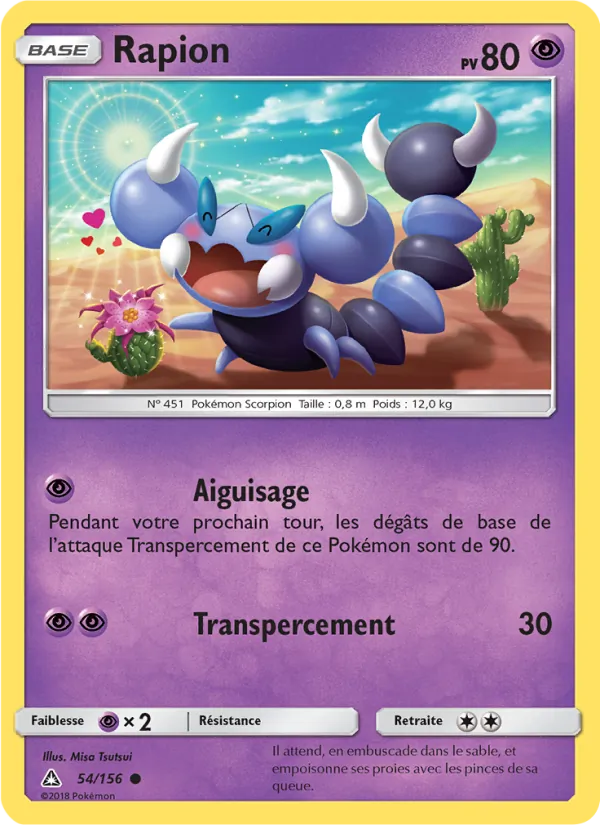 Carte Rapion 54/156 – Ultra-Prisme