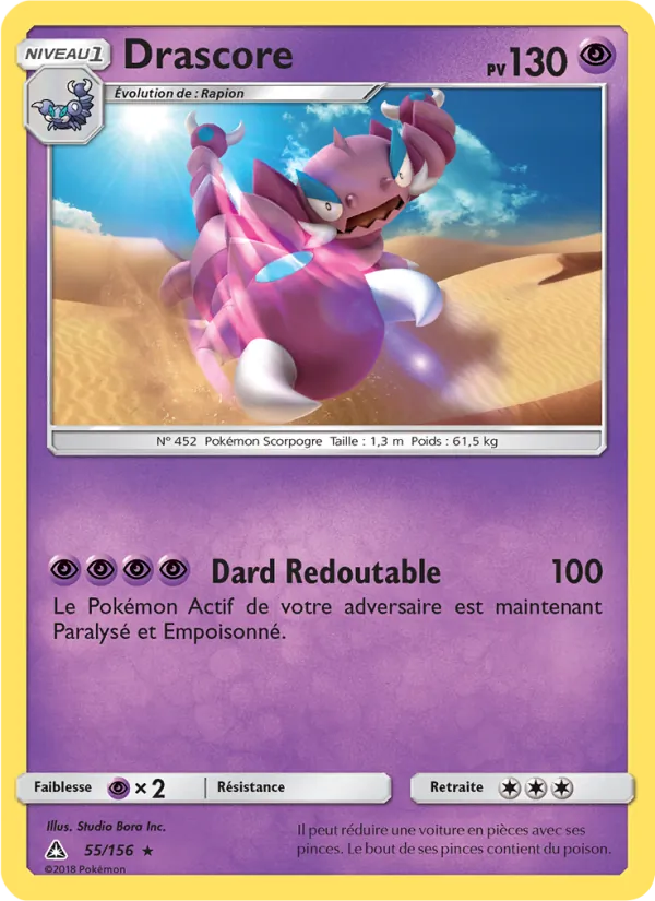 Carte Drascore 55/156 – Ultra-Prisme