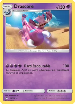 Carte Drascore 55/156 – Ultra-Prisme