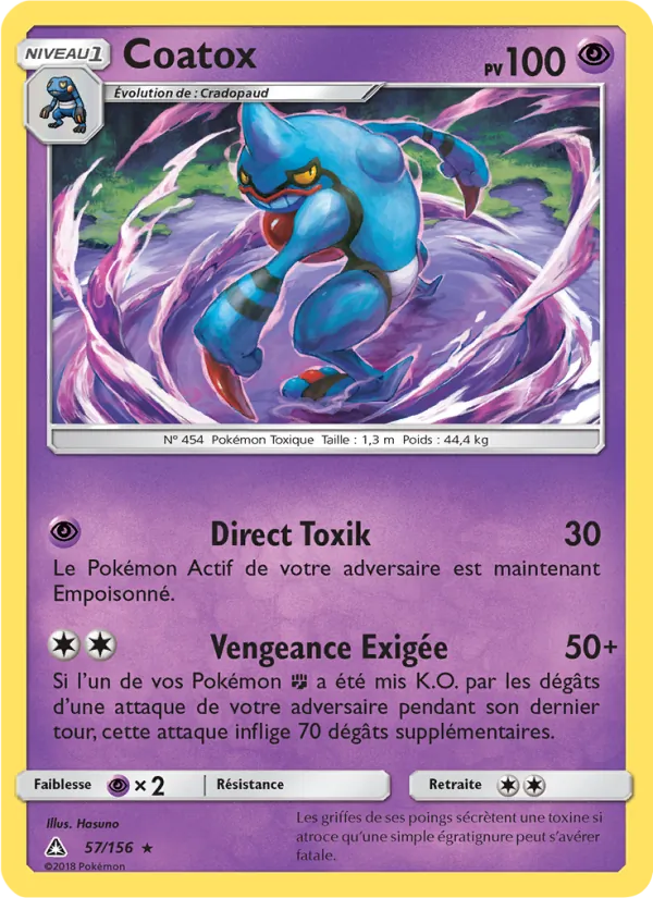 Carte Coatox 57/156 – Ultra-Prisme