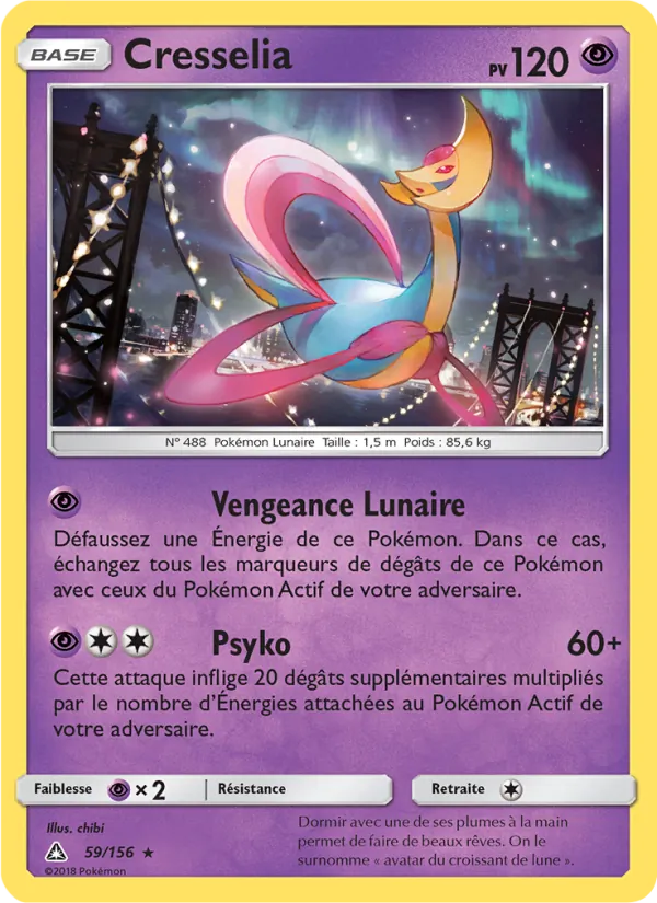 Carte Cresselia 59/156 – Ultra-Prisme