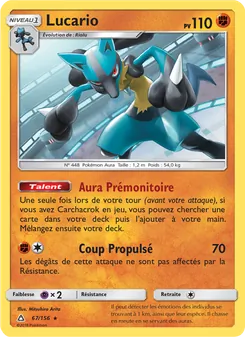 Carte Lucario 67/156 – Ultra-Prisme