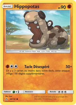Carte Hippopotas 68/156 – Ultra-Prisme