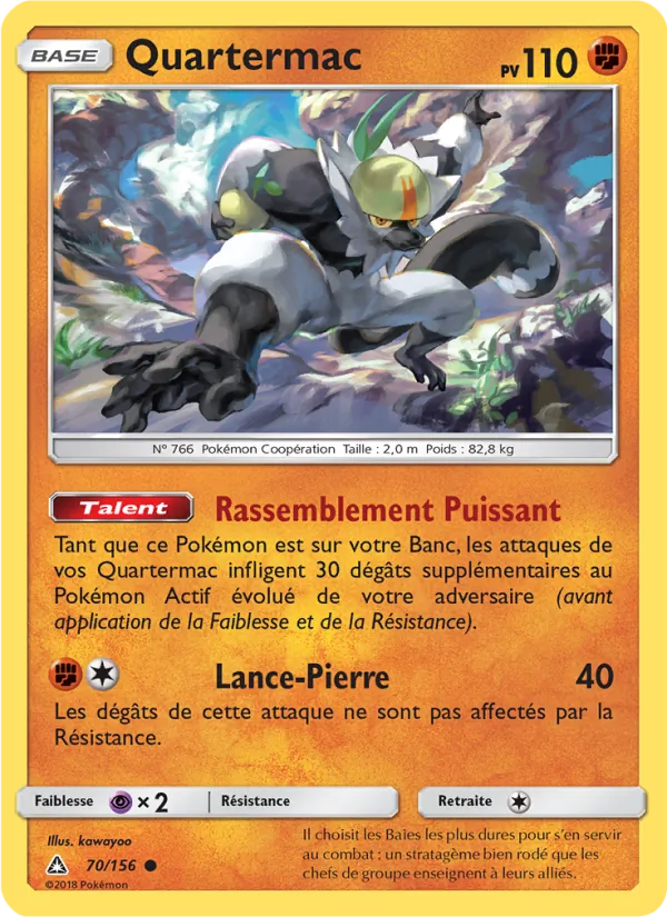 Carte Quartermac 70/156 – Ultra-Prisme