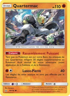 Carte Quartermac 70/156 – Ultra-Prisme