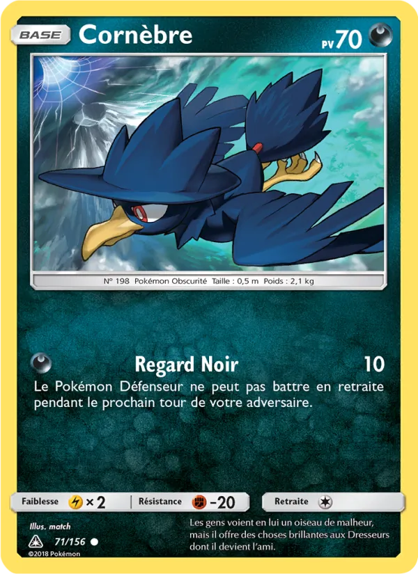 Carte Cornèbre 71/156 – Ultra-Prisme