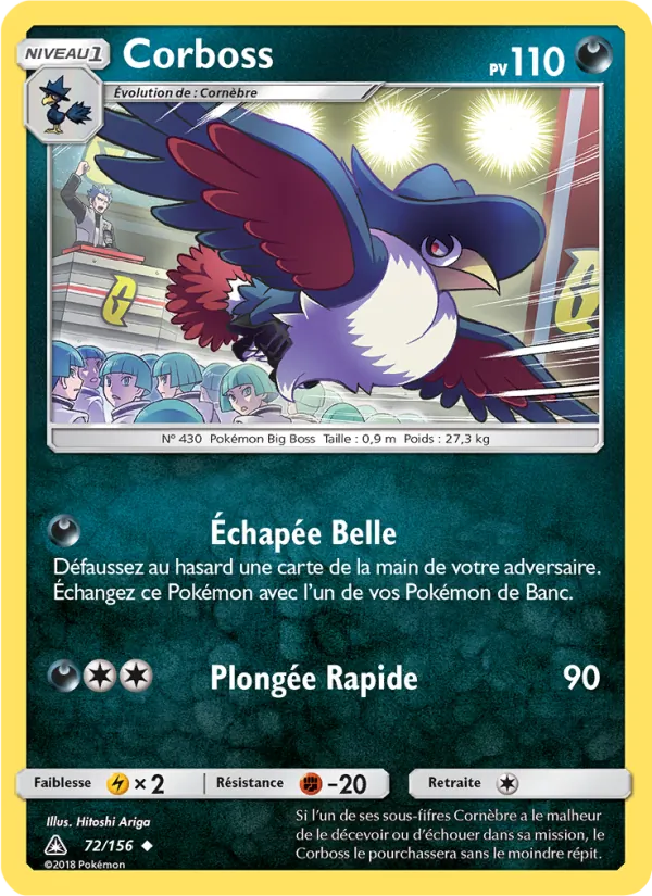 Carte Corboss 72/156 – Ultra-Prisme