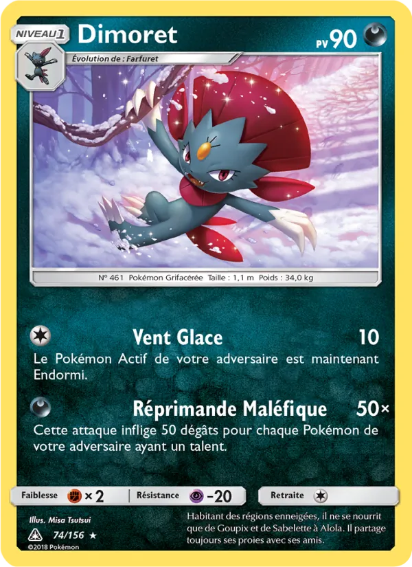 Carte Dimoret 74/156 – Ultra-Prisme