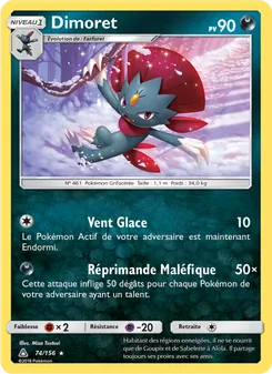 Carte Dimoret 74/156 – Ultra-Prisme