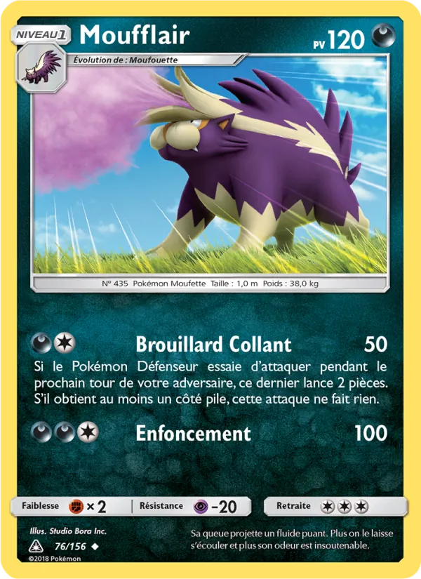 Carte Moufflair 76/156 – Ultra-Prisme