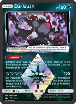 Carte Darkrai ◇ 77/156 – Ultra-Prisme
