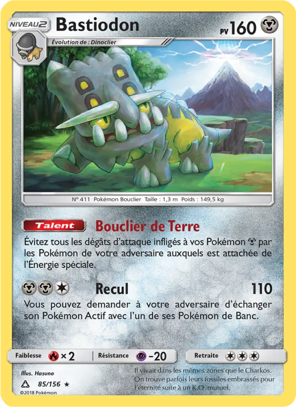 Carte Bastiodon 85/156 – Ultra-Prisme