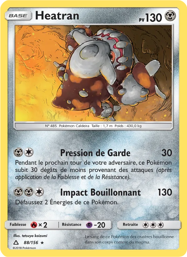 Carte Heatran 88/156 – Ultra-Prisme