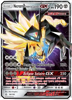 Carte Necrozma Crinière du Couchant GX 90/156 – Ultra-Prisme