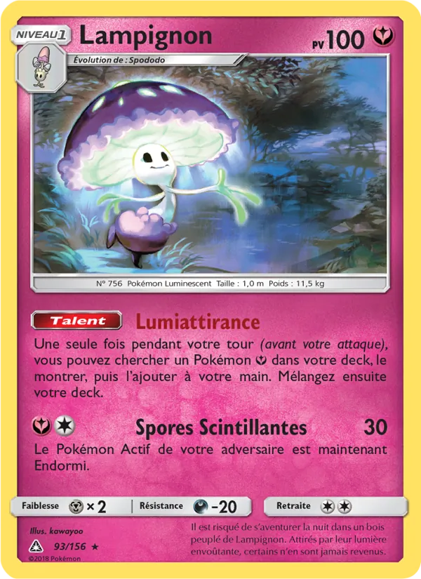 Carte Lampignon 93/156 – Ultra-Prisme