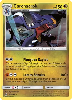 Carte Carchacrok 99/156 – Ultra-Prisme