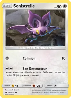 Carte Sonistrelle 100/131 – Lumière Interdite